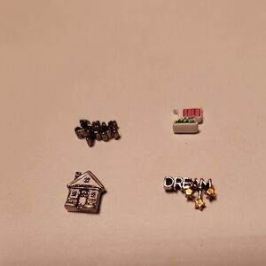 Origami Owl Sold Sign House Charm Set